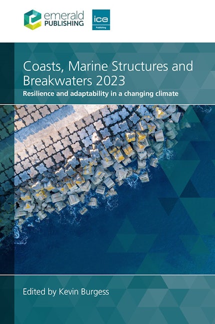 Book cover image for Coasts, Marine Structures and Breakwaters 2023 ISBN: 9780727767042